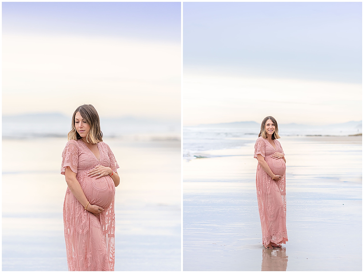 San Diego beach maternity photos by Photography by Audrey